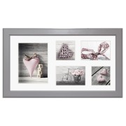 Cornice multifoto Malmo grigio 23x46cm