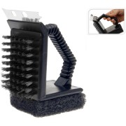 Spazzola triplo uso per pulizia griglie BBQ 3in1 CS2669