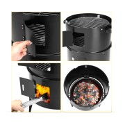 Affumicatore barbecue Smoker a carbonella