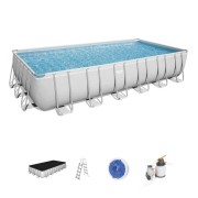 Piscina fuori terra rettangolare Power Steel 732x366xh122 56475 Bestway