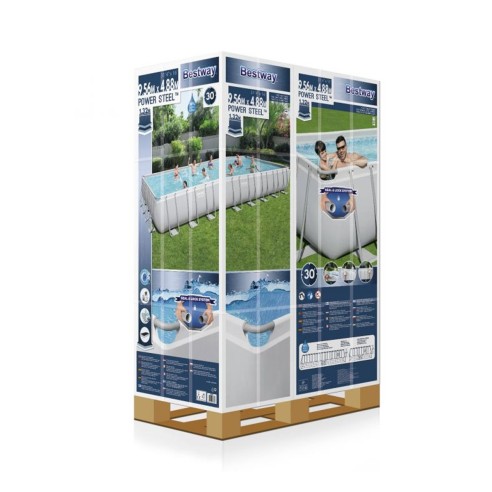 Piscina fuori terra Power Steel 956x488xh132 cm 56623 Bestway