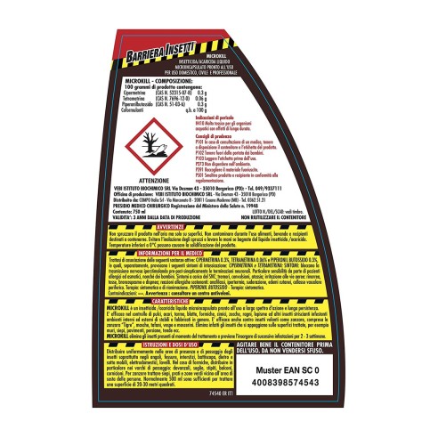 Insetticida per insetti striscianti pronto uso 750ml Compo