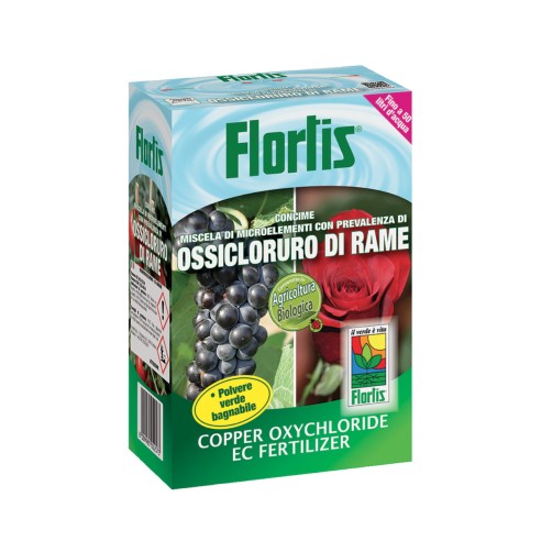 Ossicloruro di rame concime in polvere bagnabile 250g Flortis