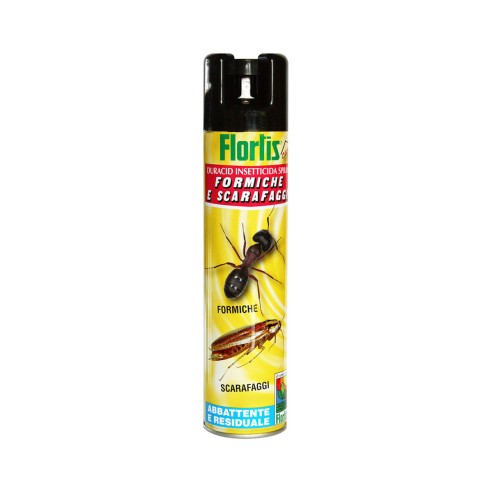 Insetticida scarafaggi e formiche spray 400ml Flortis