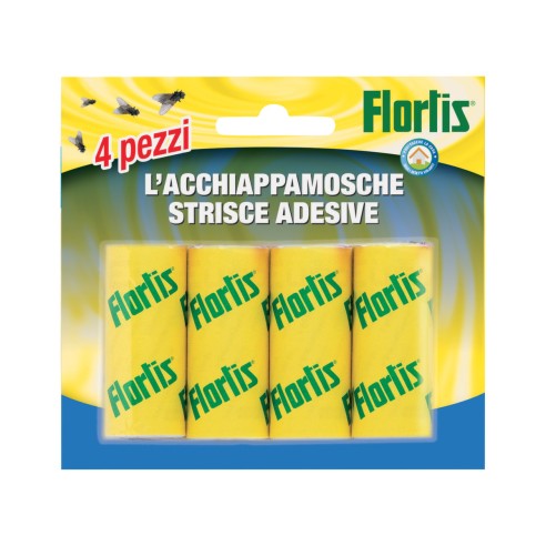 Acchiappamosche strisce adesive 4pz Flortis