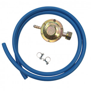 Kit tubo gas liquido diam 8x13 con regolatore pressione e fascette