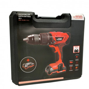 Trapano avvitatore batteria percussione 2Ah 20V AKN 18-2G-1-3Li Virium 2