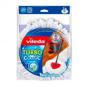 6 x Vileda fiocco ricambio per Turbo 100% microfibra 2