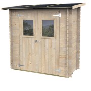 Casetta Hobby porta doppia finestrata 198x98xh197cm