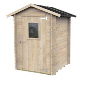 Casetta Hobby porta singola finestrata 146x146xh204cm