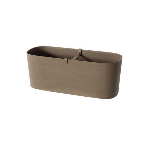 Fioriera da balcone Paros 50x17 h19cm Sand