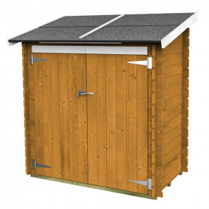 Casetta da giardino Ambrogio 155x85xh168cm Larice