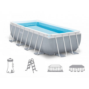 Piscina Prism Frame Rettangolare 488x244xh107 cm Intex 26792