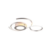 Jive plafoniera LED integrato nichel opaco con telecomando