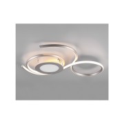 Jive plafoniera LED integrato nichel opaco con telecomando