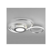 Jive plafoniera LED integrato nichel opaco con telecomando