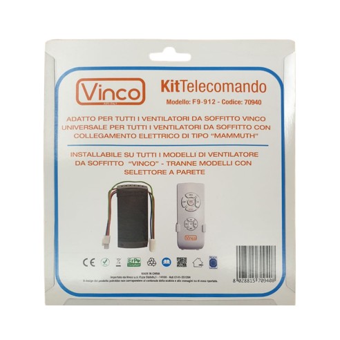 Telecomando per ventilatori da soffitto Vinco