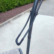 Ombrellone da giardino palo laterale in alluminio D. 3m ecrù braccio