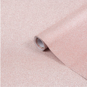 Pellicola adesiva in vinile Glitter rosa 67,5cmx2m 2