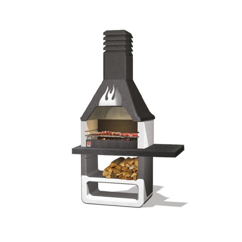 Barbecue in calcestruzzo a legna Design Sarom Prometeo