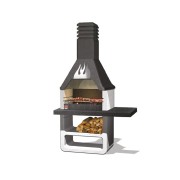 Barbecue in calcestruzzo a legna Design Sarom Prometeo