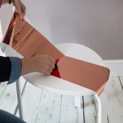 Pellicola adesiva in vinile lucido 45cmx1,5m oro rosa