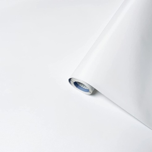 Pellicola adesiva per mobili Bianco opaco d-c-fix