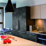 Pellicola adesiva per mobili Avellino beton nero 45cmx2m D-c-fix ambientata