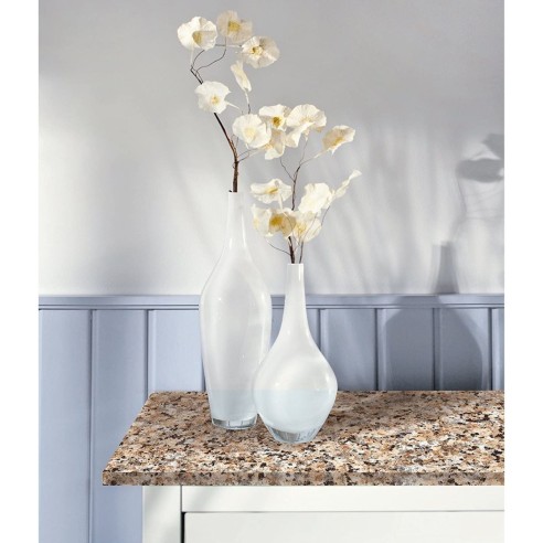 Pellicola adesiva per mobili Granito beige 45cmx2m ambientata