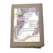 Cover telo di ricambio per ombrellone da giardino palo laterale 3x3 tortora