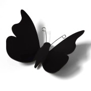 Crearreda Spring Decor decorazione adesiva per pareti 3D Farfalla nero 12pz