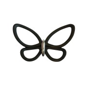 Crearreda Spring Decor decorazione adesiva per pareti 3D Farfalla nero 12pz