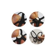 Crearreda Spring Decor decorazione adesiva per pareti 3D Farfalla nero 12pz