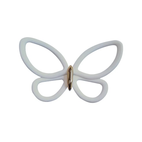 Crearreda Spring Decor decorazione adesiva per pareti 3D Farfalle bianco 12pz