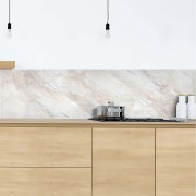 Pannello paraschizzi cucina adesivo da parete Marble beige ambientato