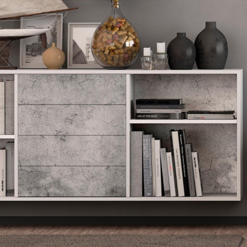 Pannello paraschizzi cucina adesivo da parete Grunge ambientato