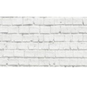 Pannello paraschizzi cucina adesivo da parete Mattoni bianchi