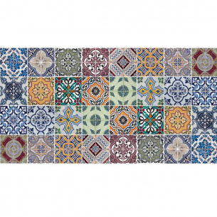Pannello paraschizzi cucina adesivo da parete Azulejos Crearreda