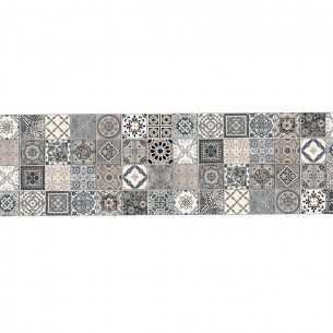 Pannello paraschizzi cucina adesivo da parete Azulejos grigio Crearreda 2