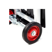 Carrello portapacchi in alluminio HT1105 richiudibile dettaglio ruota