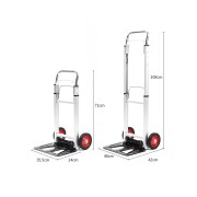Carrello portapacchi in alluminio HT1105 richiudibile dimensioni