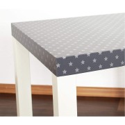 Pellicola adesiva per mobili Stars Grey 45cmx2m ambientata