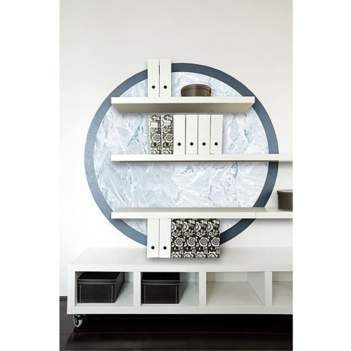 Pellicola adesiva per mobili in vinile Marmo blu D-c-fix ambientata