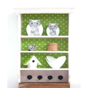 Pellicola adesiva per mobili in vinile verde mela Pois bianchi