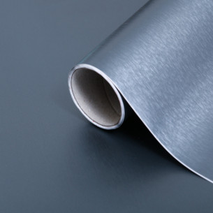 Pellicola adesiva per mobili Platino metallico D-c-fix 2