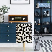 Pellicola adesiva per mobili in vinile Coppas D-c-fix ambientata