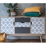 Pellicola adesiva per mobili in vinile Nalo D-c-fix ambientata