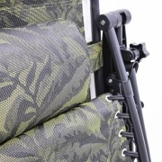 Sedia pieghevole reclinabile Zero Gravity Jungle grande legatura1