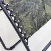 Sedia pieghevole reclinabile Zero Gravity Jungle grande legatura2