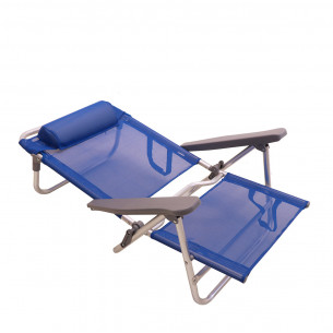 Spiaggina mare pieghevole Palau blu 2